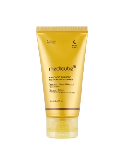 Medicube tumeric wrapping overnight mask